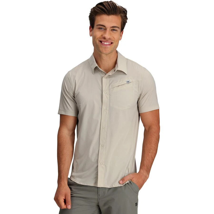 商品Outdoor Research|Astroman Short-Sleeve Sun Shirt - Men's,价格¥379,第1张图片