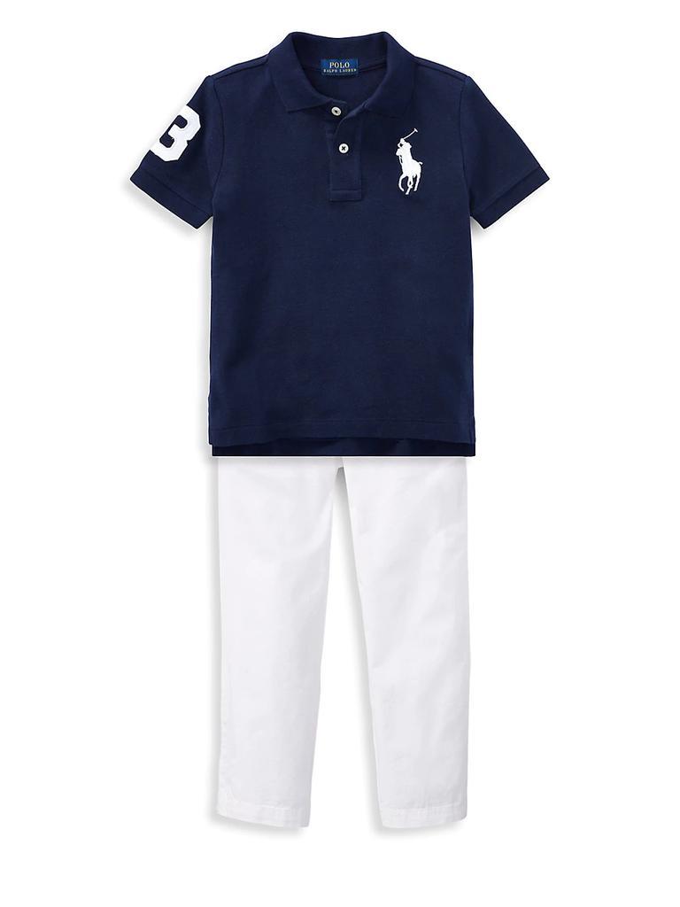 商品Ralph Lauren|Big Pony Cotton Mesh Polo,价格¥369-¥410,第4张图片详细描述