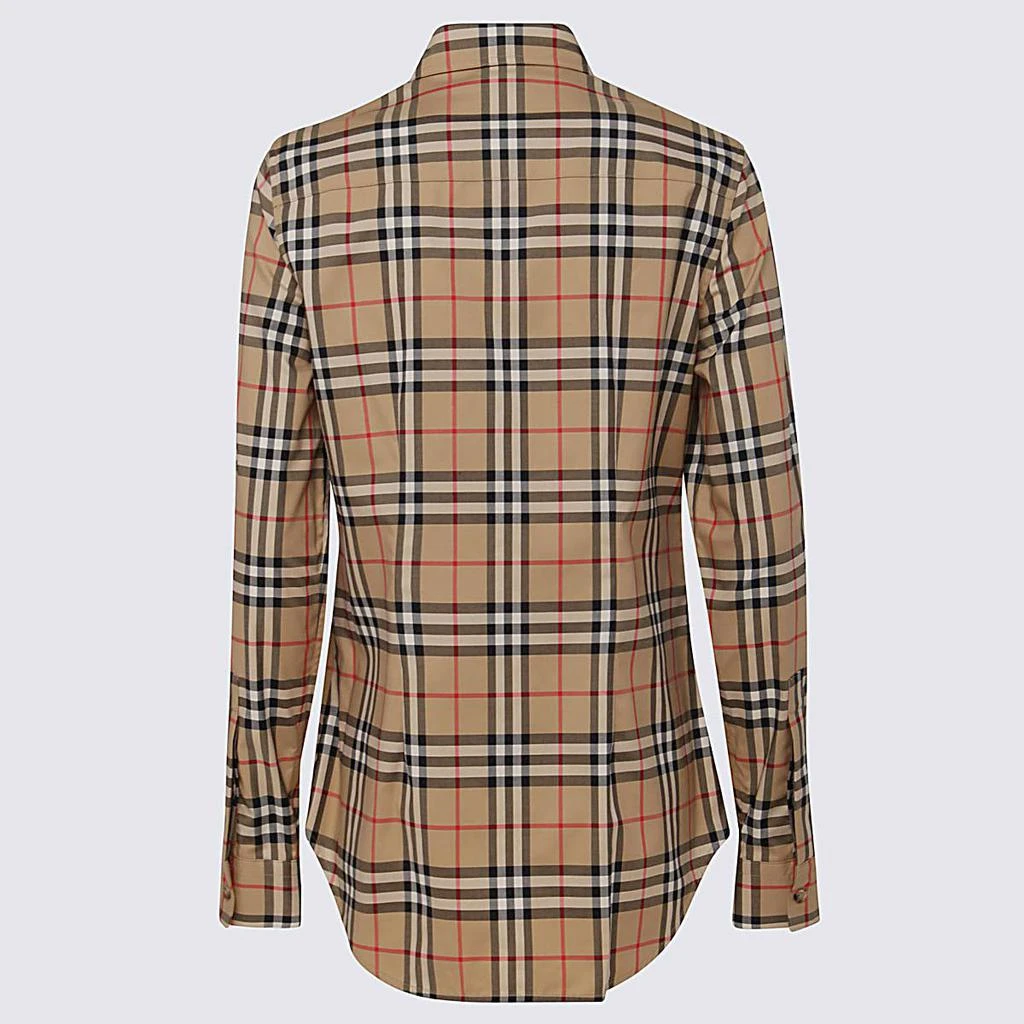 商品Burberry|BURBERRY BEIGE COTTON SHIRT,价格¥3653,第2张图片详细描述