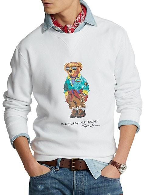 Graphic Fleece Long-Sleeve Sweatshirt商品第3张图片规格展示
