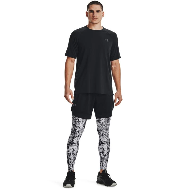 商品Under Armour|Under Armour Heatgear Armour Printed Compression Tights - Men's,价格¥296,第4张图片详细描述