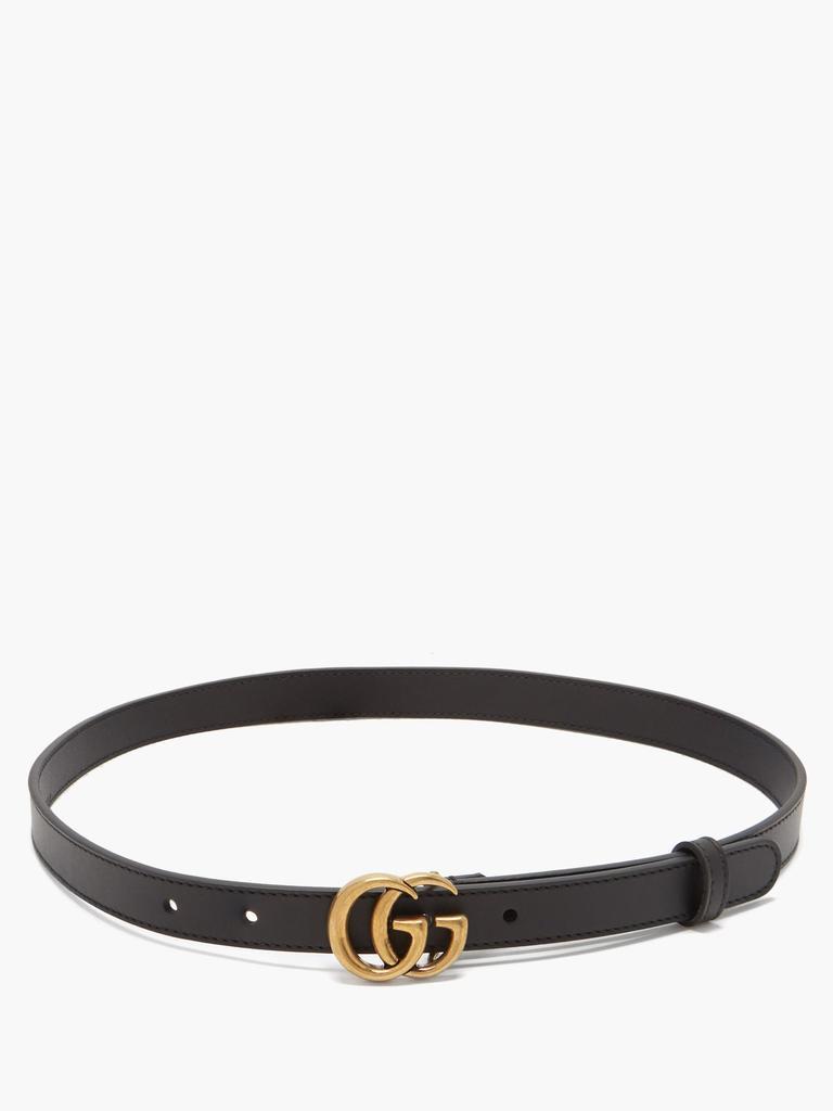 商品Gucci|GG-logo leather belt,价格¥2591,第5张图片详细描述