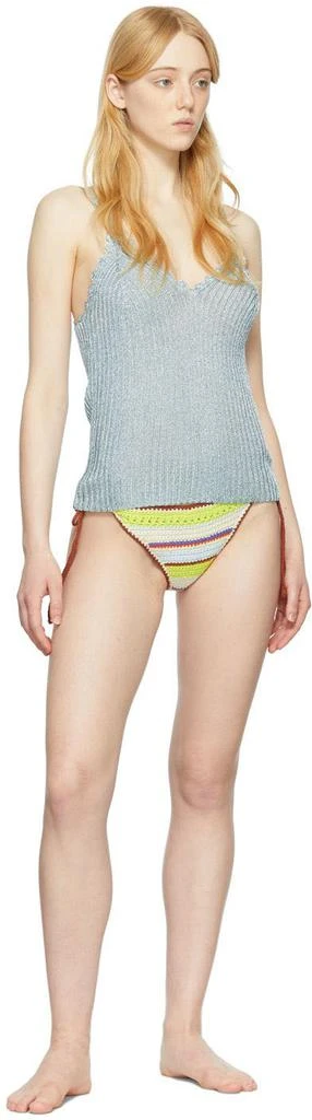 商品Ganni|Multicolor Cotton Bikini Bottom,价格¥268,第4张图片详细描述