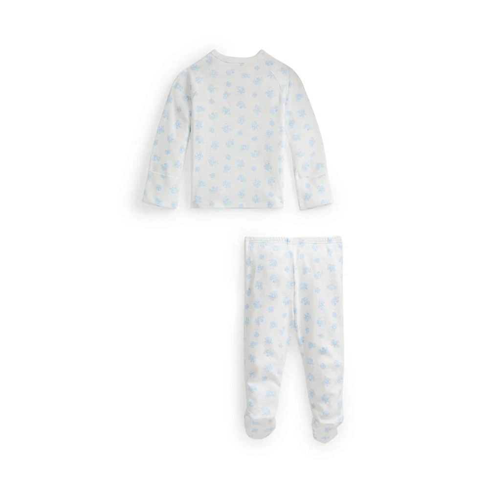 商品Ralph Lauren|Baby Boys Bear Organic Top and Pants, 2 Piece Set,价格¥414,第2张图片详细描述