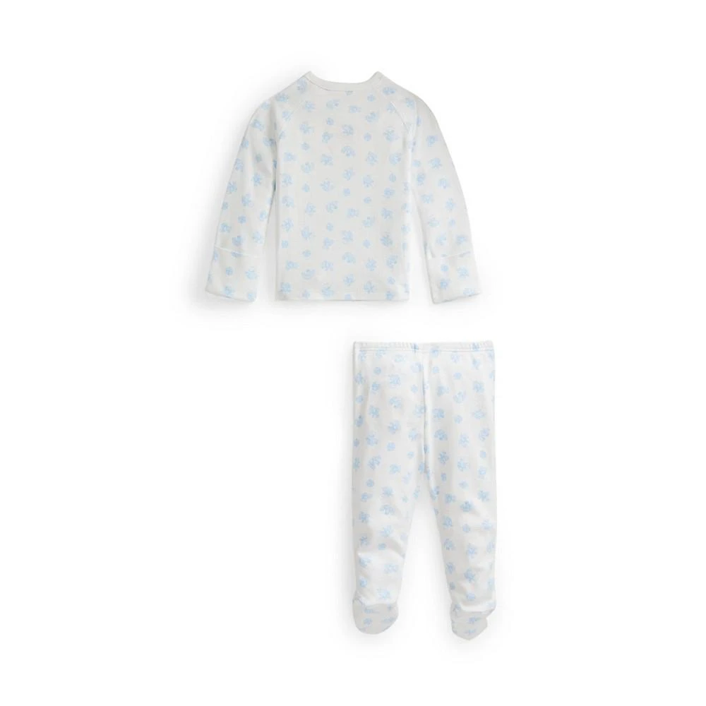 商品Ralph Lauren|Baby Boys Bear Organic Top and Pants, 2 Piece Set,价格¥421,第2张图片详细描述