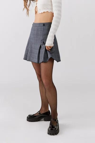 Urban Renewal Vintage Plaid Pleated Mini Skirt商品第4张图片规格展示