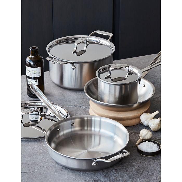 d5 Stainless Brushed 7-Piece Cookware Set - 100% Exclusive商品第1张图片规格展示