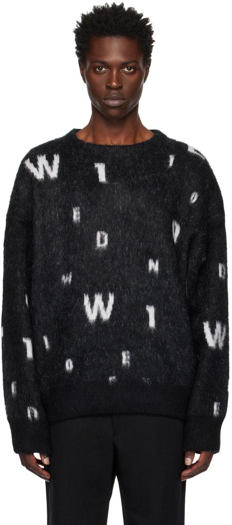 Black Lettering Sweater商品第1张图片规格展示