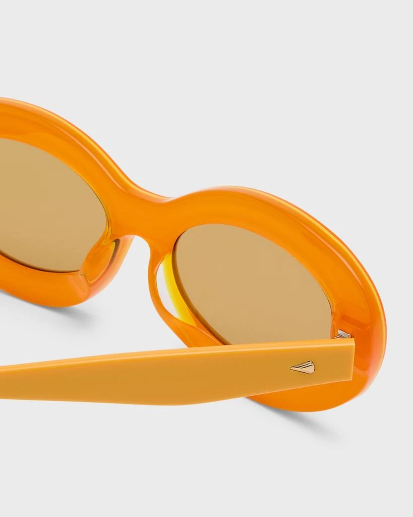 商品KAREN WALKER|Monochrome Acetate Oval Sunglasses,价格¥1539,第4张图片详细描述