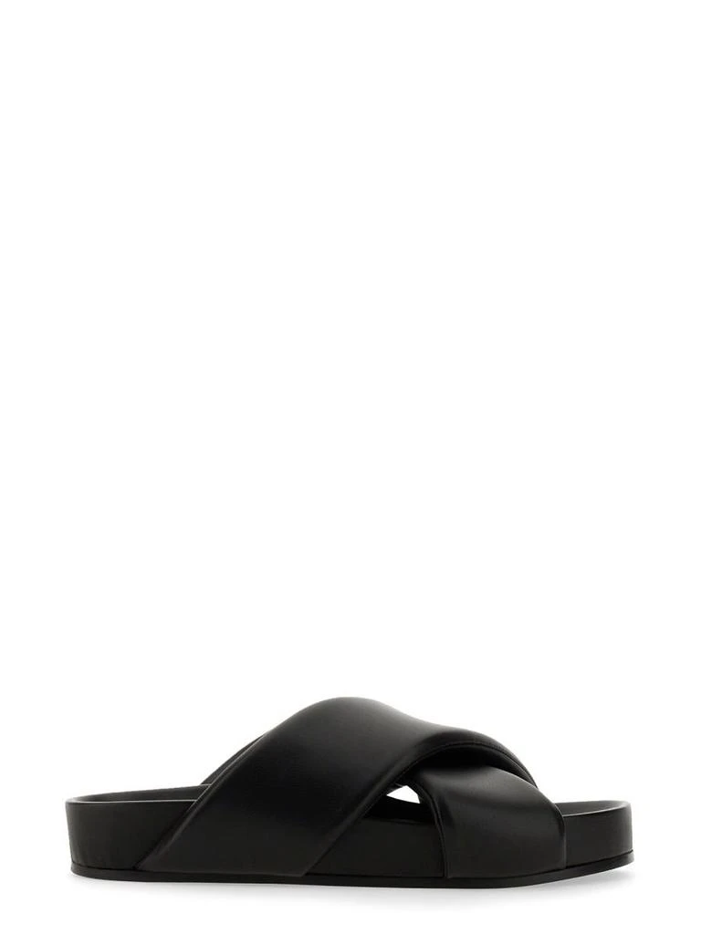 商品Jil Sander|Jil Sander Mens Black Other Materials Sandals,价格¥5078,第1张图片