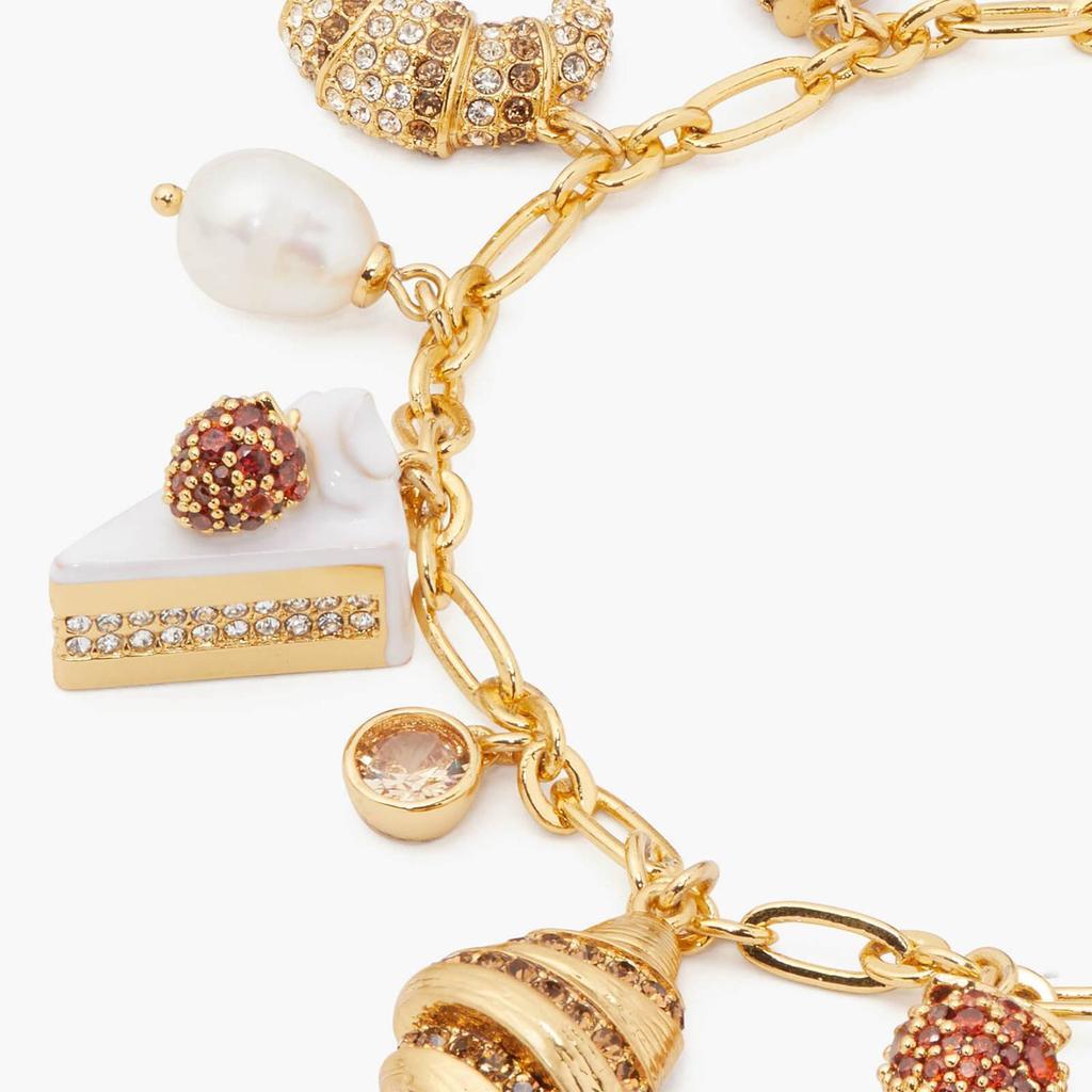 商品Kate Spade|Kate Spade New York Croissant Gold-Tone Charm Bracelet,价格¥1357,第5张图片详细描述