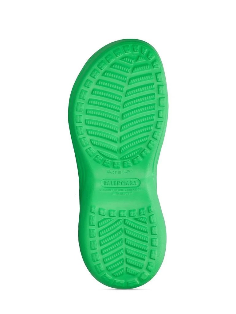 商品Balenciaga|85mm Crocs Rubber Pool Mules,价格¥3336,第5张图片详细描述