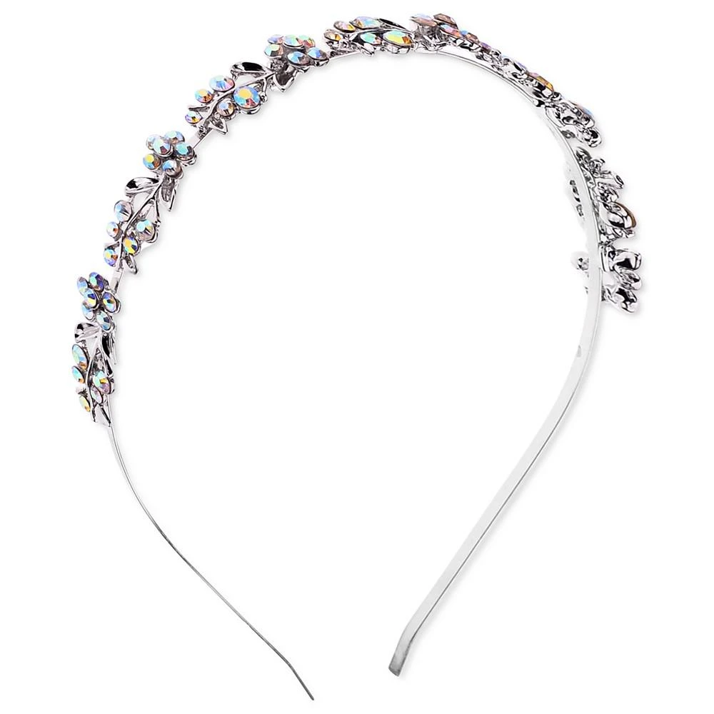 商品INC International|Silver-Tone Crystal Flower Headband, Created for Macy's,价格¥223,第1张图片