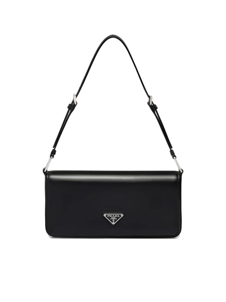 PRADA Femme brushed-leather shoulder bag商品第1张图片规格展示