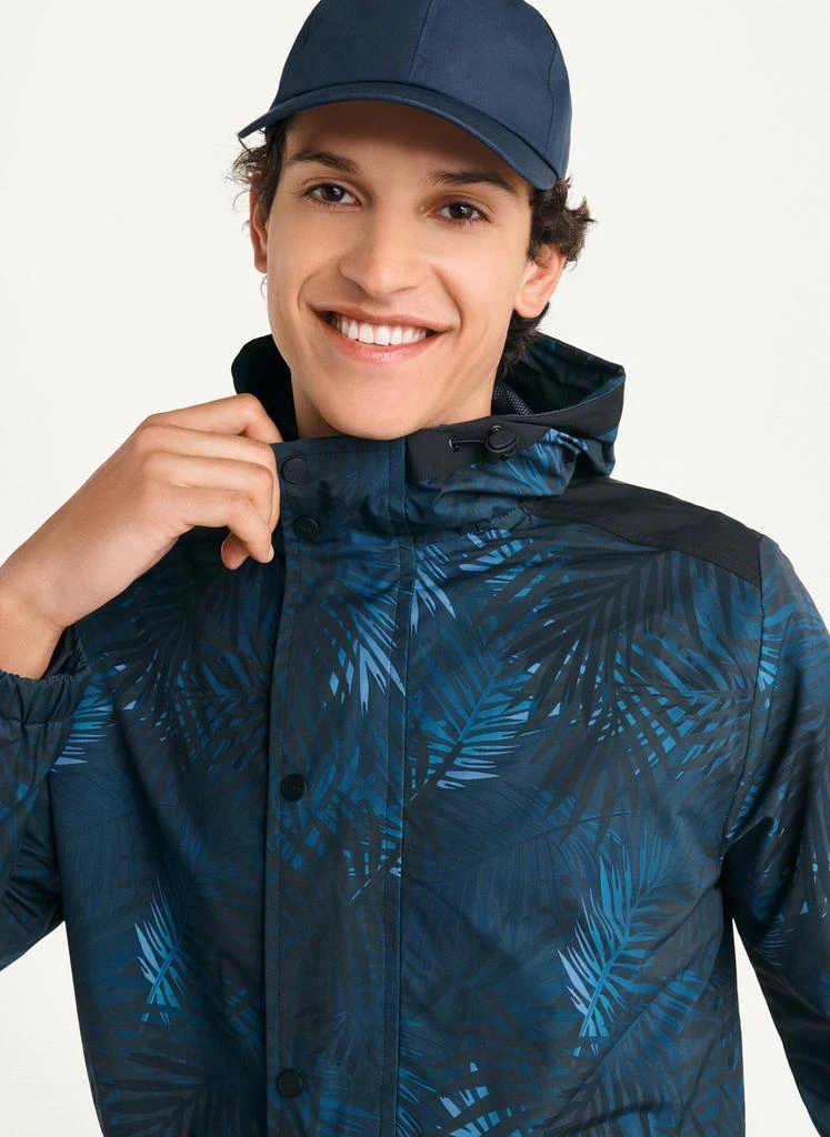 商品DKNY|Printed Nylon Wild Palm Hooded Rain Jacket,价格¥532,第3张图片详细描述