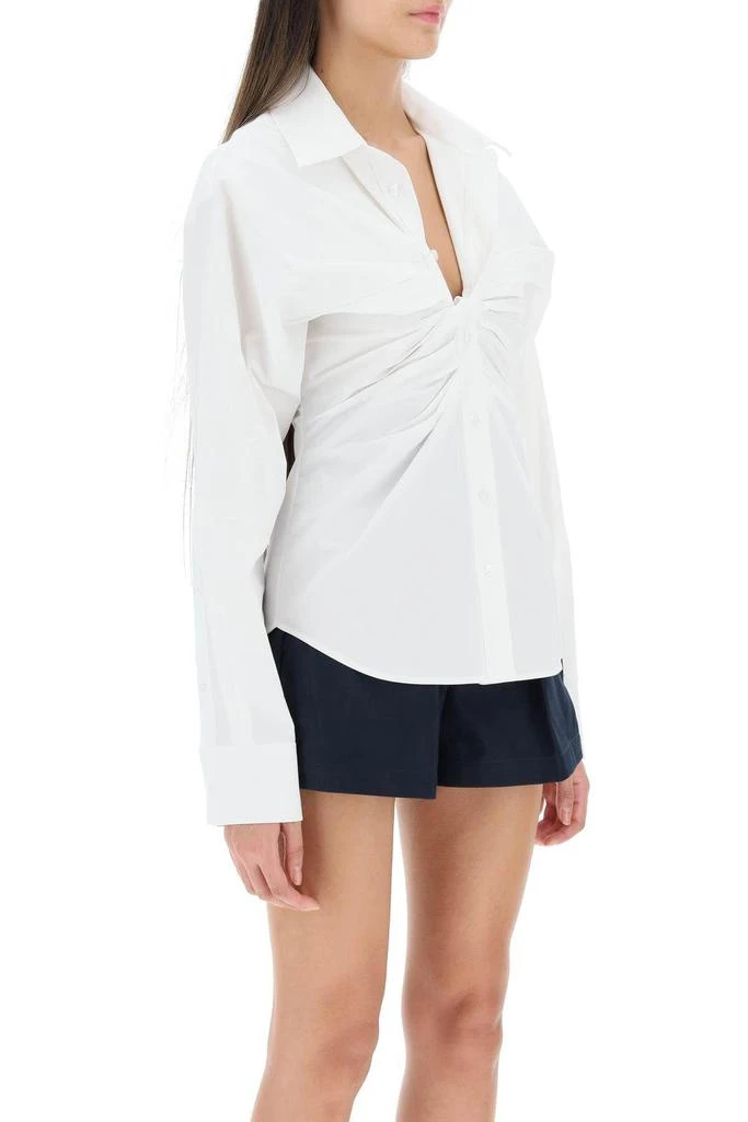 商品Alexander Wang|POPLIN SHIRT WITH KNOT PLACKET,价格¥1056,第3张图片详细描述