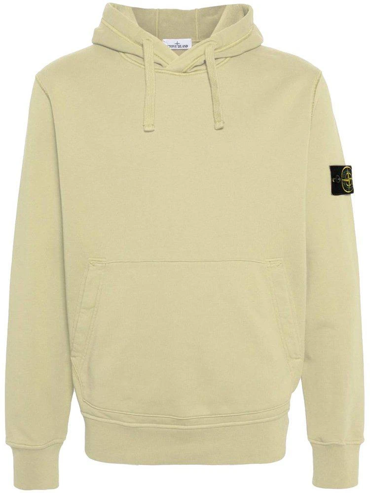 商品Stone Island|Stone Island Logo Patch Drawstring Hoodie,价格¥1908,第1张图片