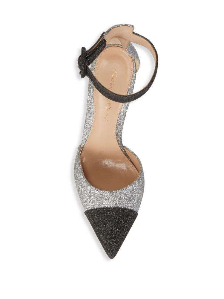 商品Gianvito Rossi|Metallic Ankle Strap Pumps,价格¥2128,第4张图片详细描述