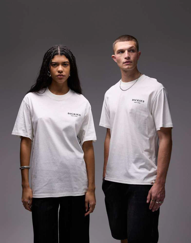 商品DICKIES|Dickies oatfield graphic back print t-shirt in off white,价格¥232,第4张图片详细描述