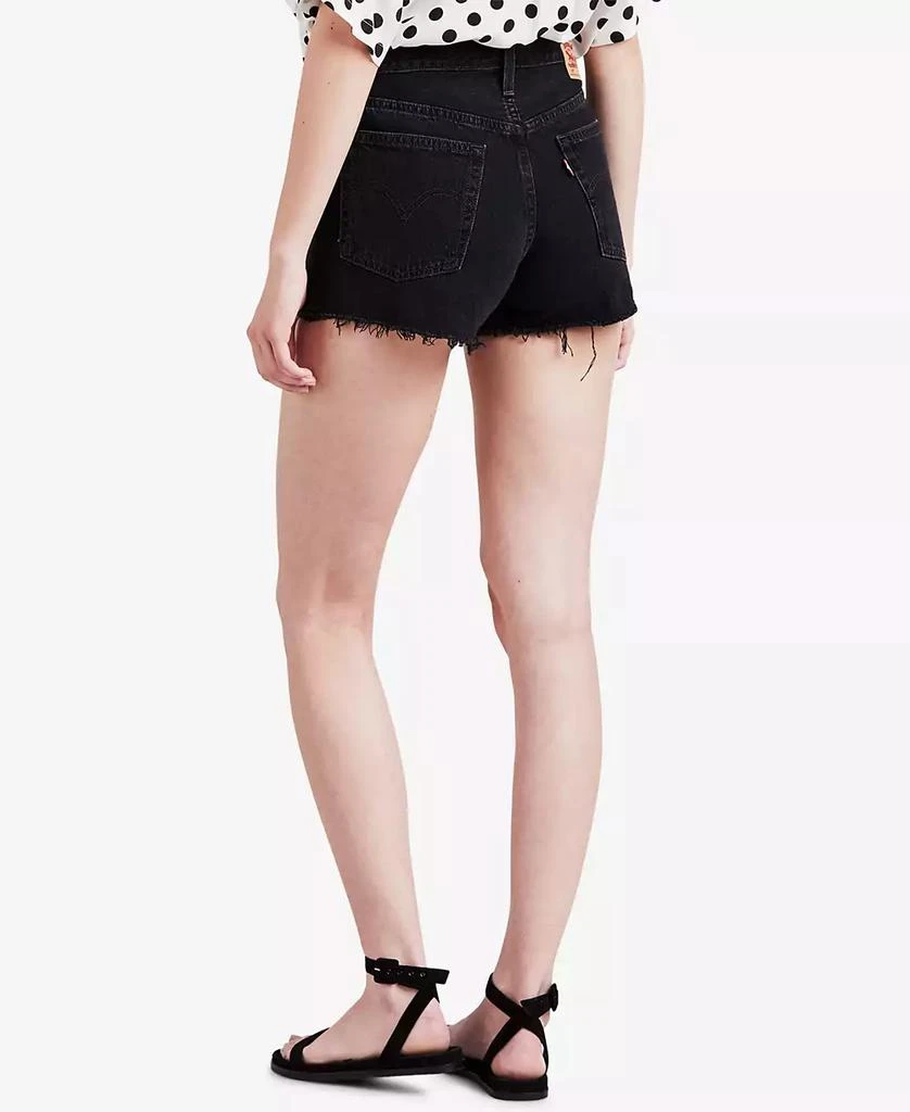 商品Levi's|Women's 501 Button Fly Cotton High-Rise Denim Shorts,价格¥317,第2张图片详细描述