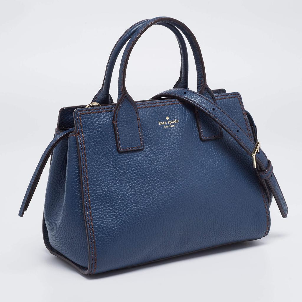 商品[二手商品] Kate Spade|Kate Spade Blue Leather Dunne Lane Tote,价格¥1144,第5张图片详细描述