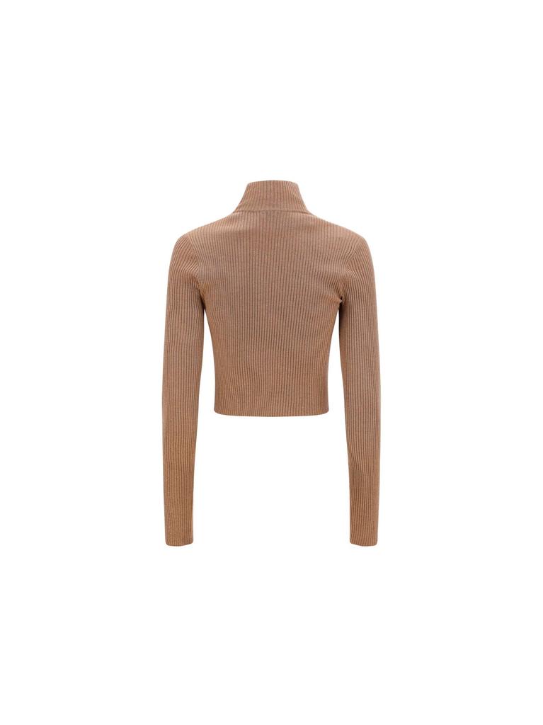 Brunello Cucinelli Women's  Brown Other Materials Sweater商品第2张图片规格展示