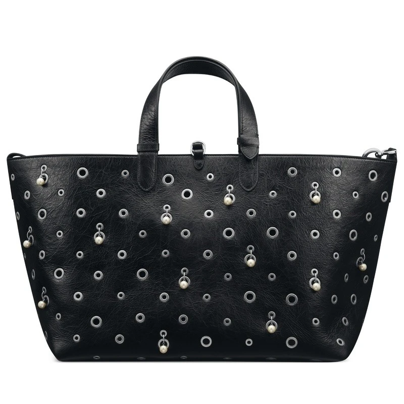 商品Dior|Dior 迪奥 Toujours系列女士黑色牛皮手提包,价格¥72528,第4张图片详细描述