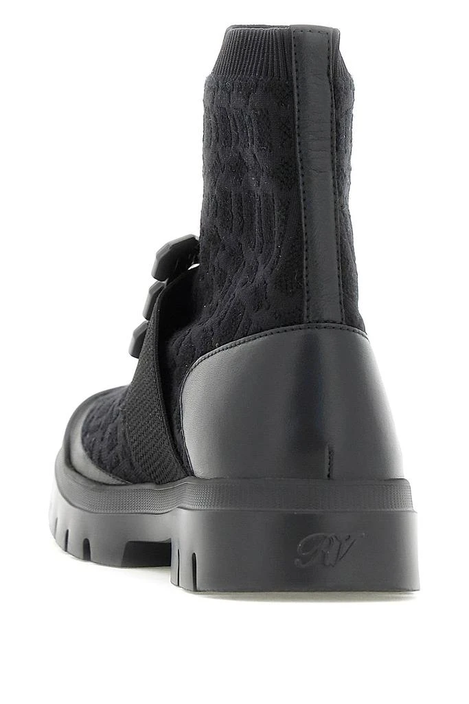 商品Roger Vivier|Roger vivier fabric walky viv' socks ankle boots,价格¥5501,第3张图片详细描述