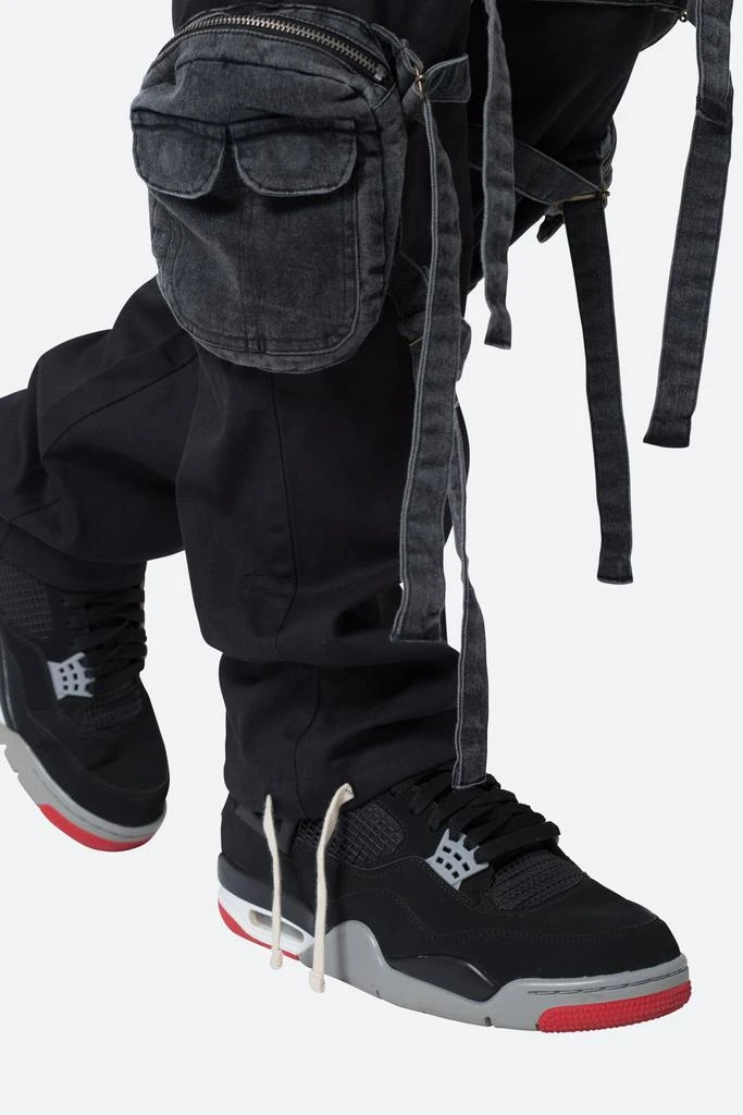 Twill Strapped Cargo Pants - Black 商品