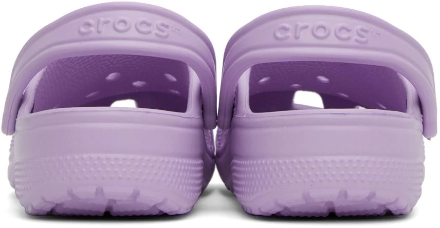 商品Crocs|Purple Classic Clogs,价格¥282,第2张图片详细描述