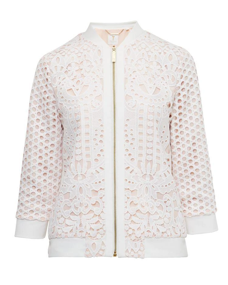 商品Ted Baker London|Ted Baker Lace Bomber Jacket,价格¥1241,第4张图片详细描述