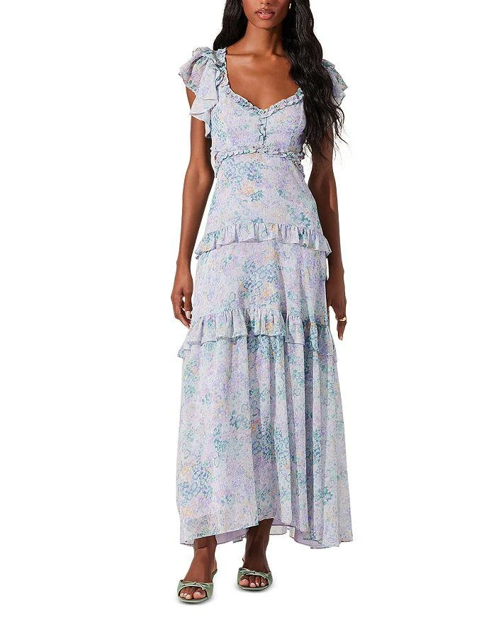 商品ASTR|Mable Ruffled Maxi Dress,价格¥362,第1张图片