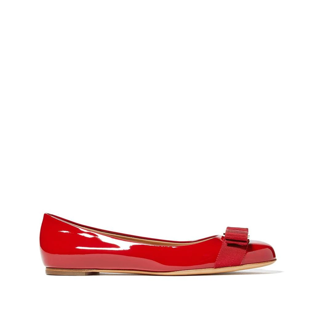 商品Salvatore Ferragamo|Varina Ballet Flat w/ Bow,价格¥1354,第1张图片