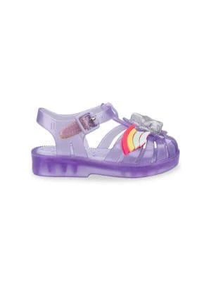 商品Mini Melissa|Baby Girl's, Little Girl's & Girl's Possession II Jelly Sandals,价格¥198,第2张图片详细描述