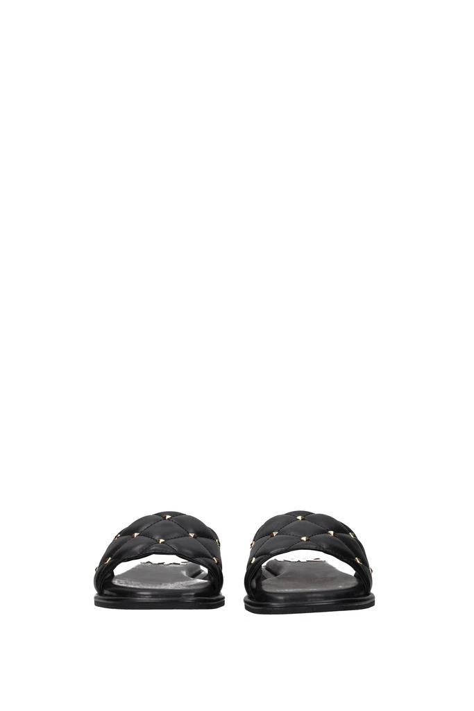 商品Michael Kors|Slippers and clogs hayworth Eco Leather Black,价格¥680,第3张图片详细描述