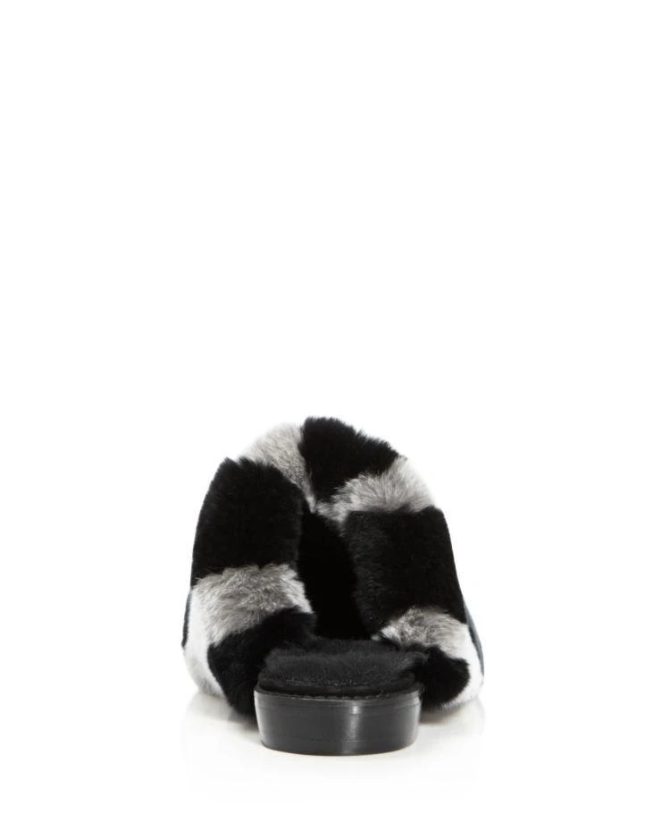 商品Stuart Weitzman|Women's Furgetit Rabbit Fur and Suede Mules,价格¥2318,第4张图片详细描述