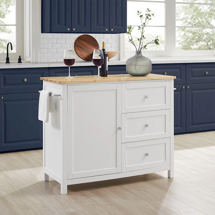Soren Wood Top Kitchen Island Cart 商品