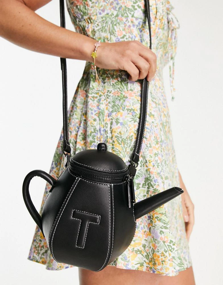 商品Ted Baker London|Ted Baker Teapott cross body bag in black,价格¥737,第1张图片