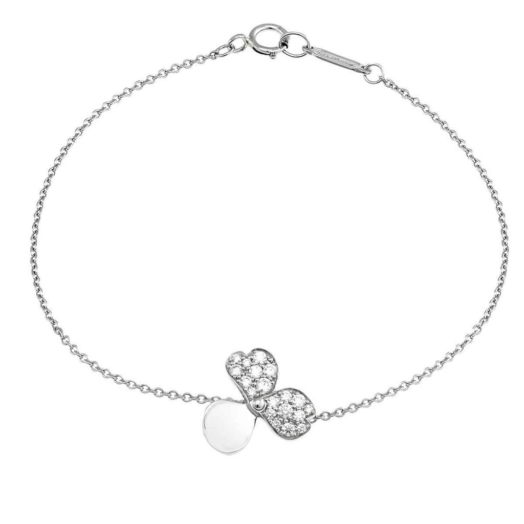 Tiffany Ladies Tiffany Paper Flowers Diamond Flower Bracelet商品第1张图片规格展示