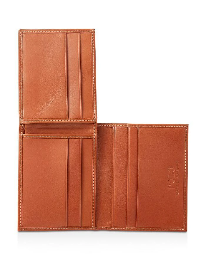 Burnished Leather Window Billfold Wallet 商品