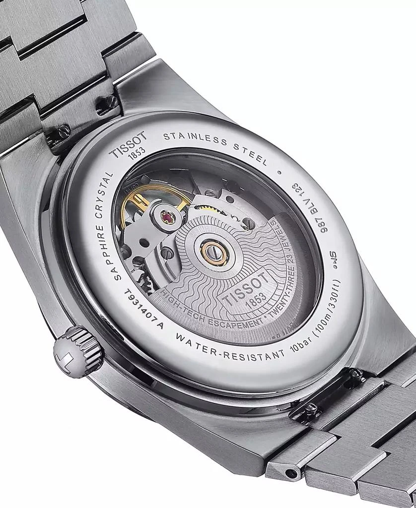 商品Tissot|Men's PRX Powermatic 80 Automatic Stainless Steel Bracelet Watch 40mm,价格¥15550,第4张图片详细描述