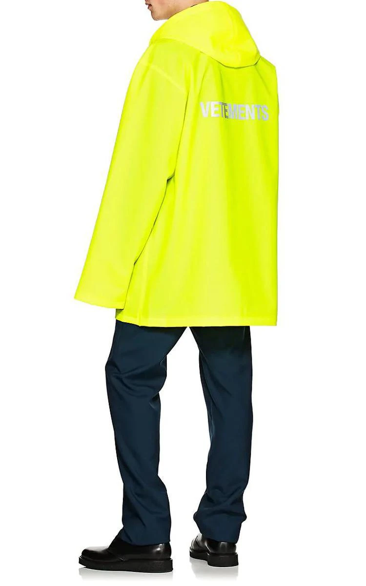 商品Vetements|Logo Hooded Raincoat,价格¥5903,第4张图片详细描述