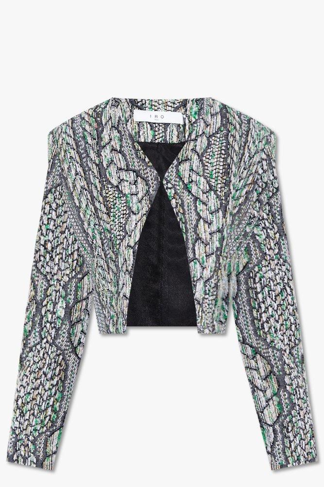 Iro Agnese Cropped Tweed Jacket商品第1张图片规格展示