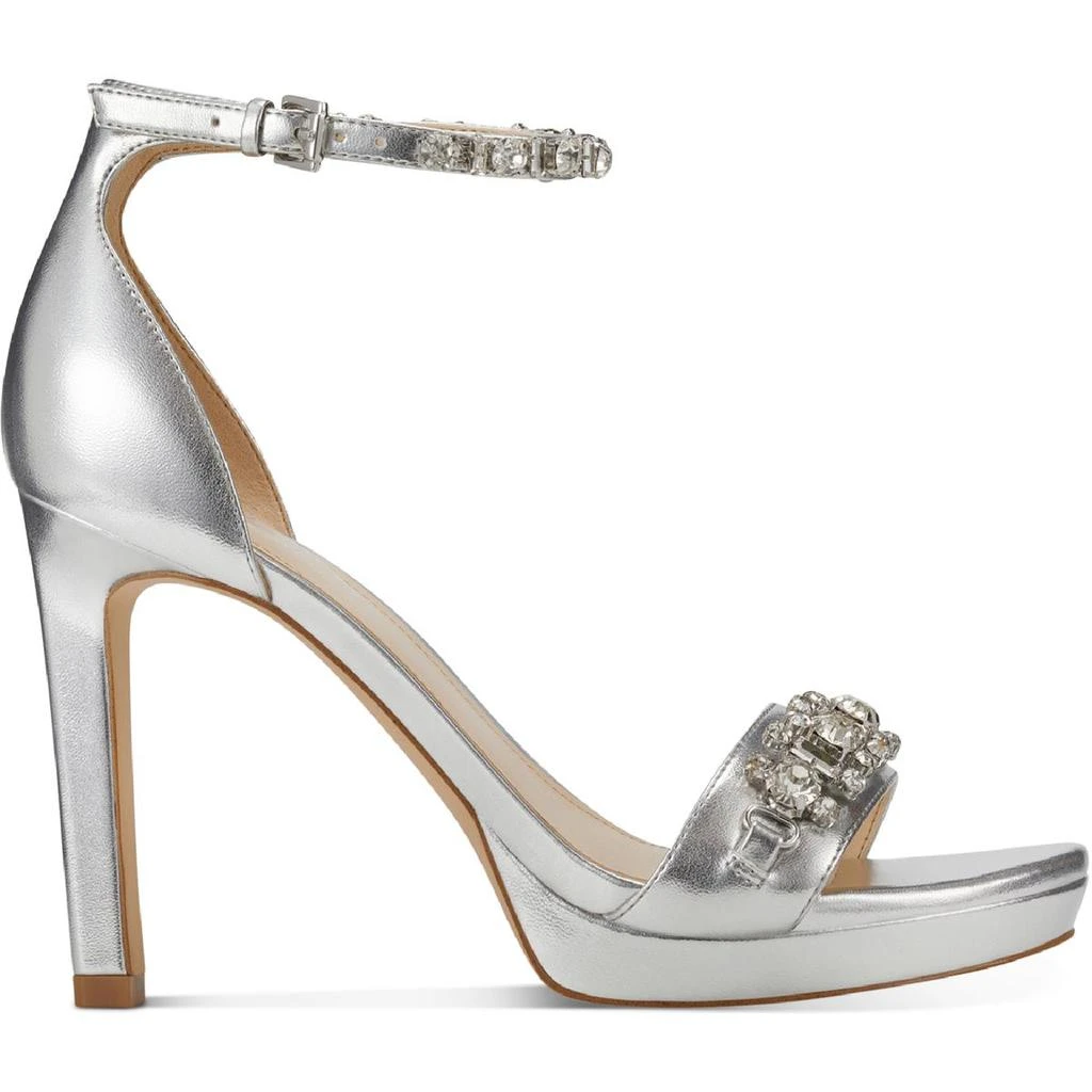 商品Nine West|Nine West Womens Engaged 3 Open Toe Ankle Strap Heels,价格¥236,第3张图片详细描述