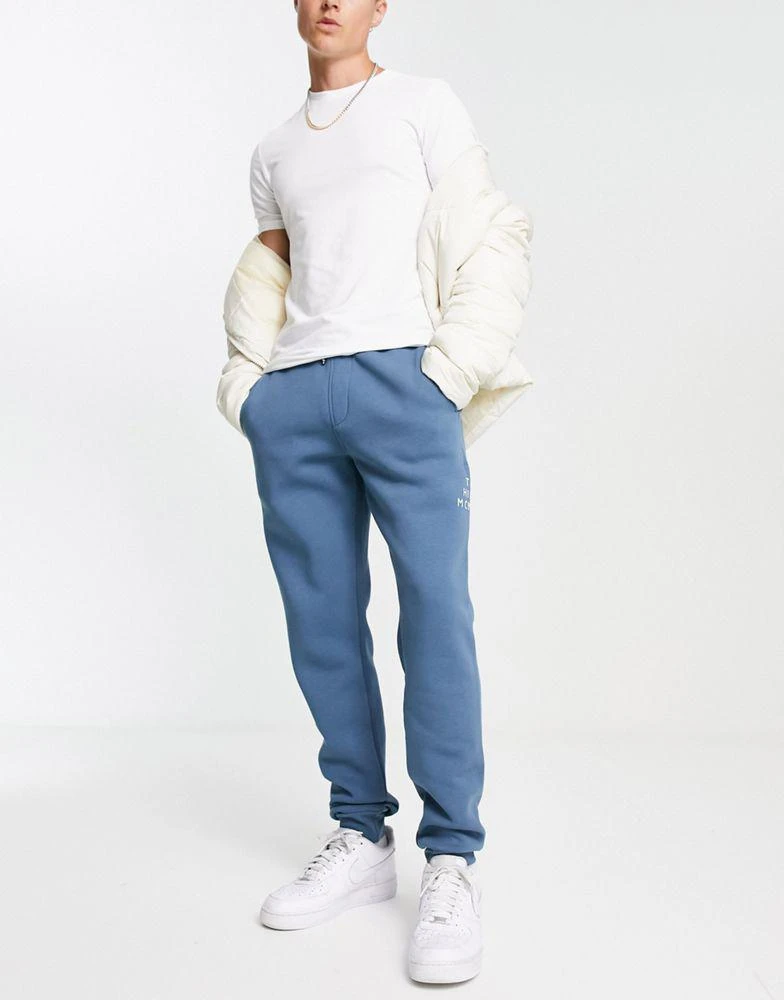 商品Tommy Hilfiger|Tommy Hilfiger charcoal blue joggers,价格¥861,第2张图片详细描述