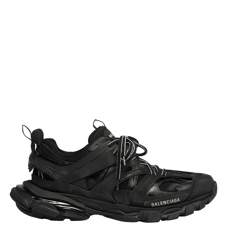 商品Balenciaga|巴黎世家  黑色网眼和尼龙Track男士运动鞋542023W1GB11000,价格¥6975,第1张图片