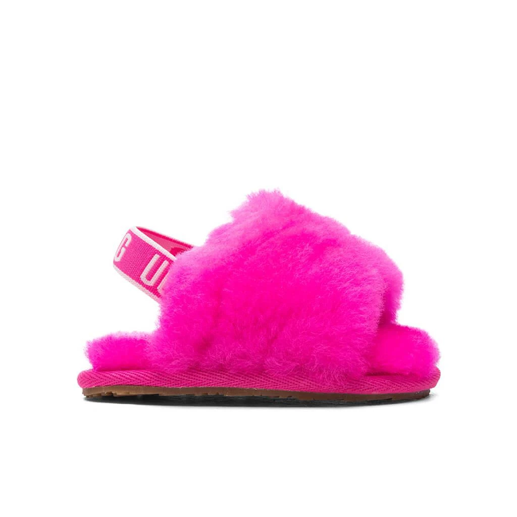 商品UGG|Baby Fluff Yeah Slide - Rock Rose,价格¥416,第1张图片