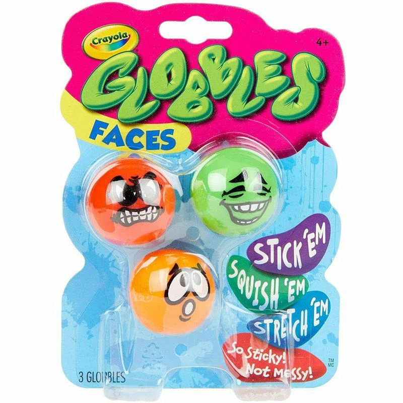 商品Crayola|Crayola Silly Faces Globbles 3 Count,价格¥114,第1张图片