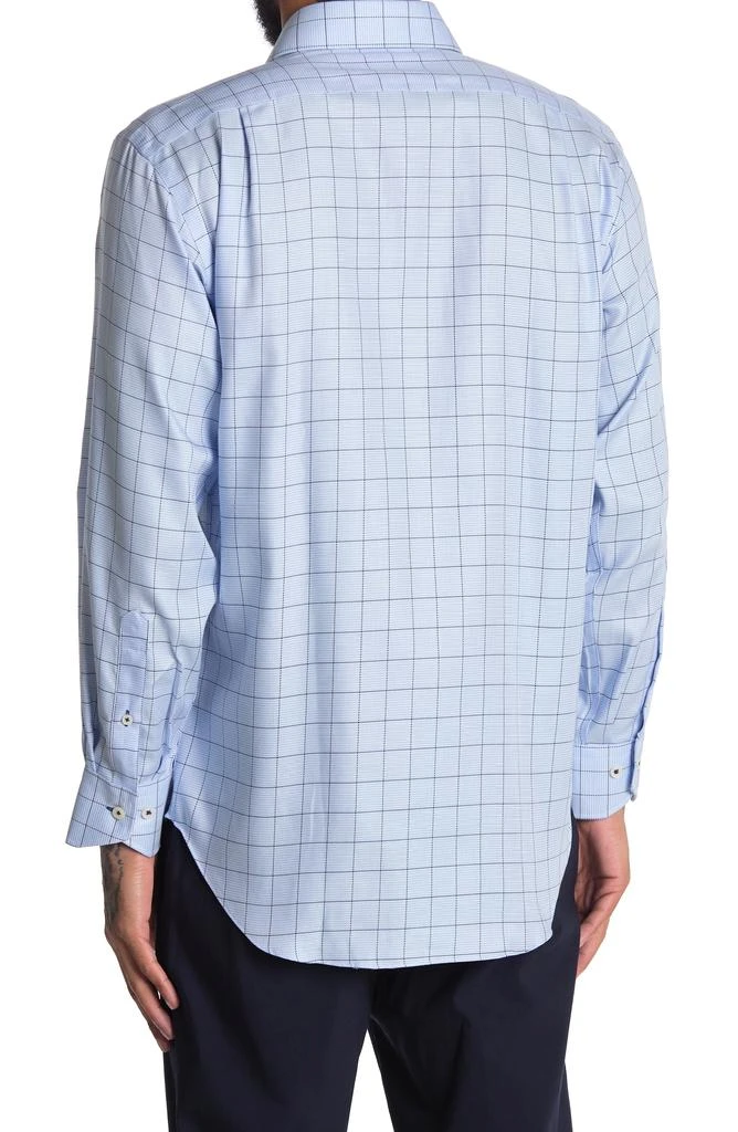 商品Lorenzo Uomo|Oxford Windowpane Trim Fit Dress Shirt,价格¥378,第2张图片详细描述