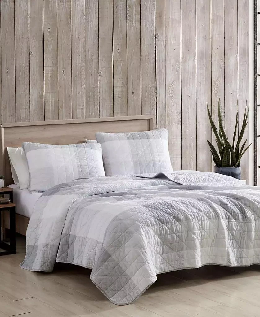 商品Eddie Bauer|Boulder Plaid Reversible 3-Pc. Quilt Set,价格¥977,第1张图片